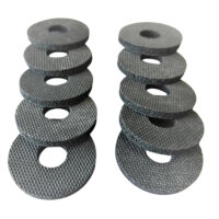 10 Stück Moosgummi M8 25 mm x 9 mm x 3 mm