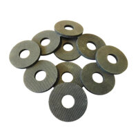 10 Stück Moosgummi M10 30 mm x 10 mm x 3 mm