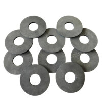 10 Stück Moosgummi  M16 46 mm  x 17 mm x 3 mm
