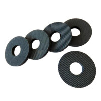10 Stück Moosgummi  M16 46 mm  x 17 mm x 3 mm
