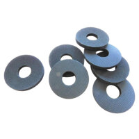 10 Stück Moosgummi  M16 46 mm  x 17 mm x 3 mm