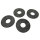 10 Stück Moosgummi  M16 46 mm  x 17 mm x 3 mm