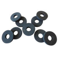10 Stück Moosgummi M6 20 mm x 7 mm x 4 mm