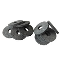 10 Stück Moosgummi M8 25 mm x 9 mm x 4 mm