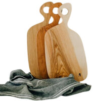 3 Stück Schneidebrett Eiche groß