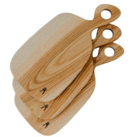 2 Stück Schneidebrett Esche klein