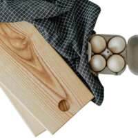 3 Stück Schneidebrett  Esche klein