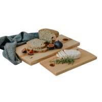 3 Stück Schneidebrett Esche groß