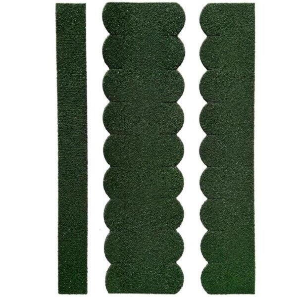 1 Set Dachschindeln Biberschwanz (33 mm + 30 cm lang) grün