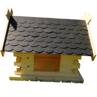 Vogelhaus (groß), Biberschwanz dunkelgrau unbesandet