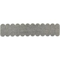 1 Set Dachschindeln Biberschwanz (46 mm + 415 mm lang) grau