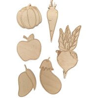 Holzfiguren Herbst 6-teilig