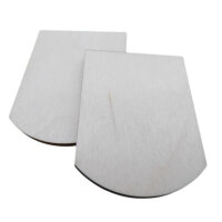 25 Stück Holzschindeln Biberschwanz  B 50 mm x L 70 mm x 4 mm