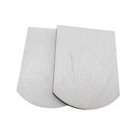 25 Stück Holzschindeln Biberschwanz  B 50 mm x L 70 mm x 4 mm