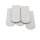 25 Stück Holzschindeln Biberschwanz  B 32,3 mm x L 70 mm x 4 mm
