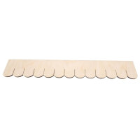 1 Set Holzschindelstreifen Biberschwanz  32 mm