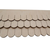 1 Set Holzschindelstreifen Biberschwanz  32 mm