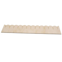 1 Streifen halbe Holzschindelstreifen Biberschwanz  32 mm