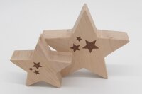 Holzdeko Stern Erle 14 cm