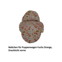Bettchen für Puppenwagen Fuchs Orange