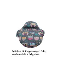 Bettchen für Puppenwagen Eule