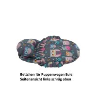 Bettchen für Puppenwagen Eule