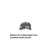 Bettchen für Puppenwagen Eule