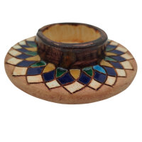 Teelichthalter "Mandala" Rund