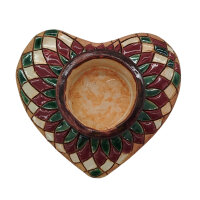 Teelichthalter "Mandala" Herz