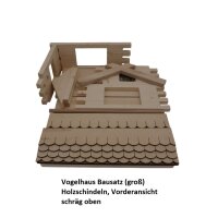 Vogelhaus Bausatz (groß) Holzschindeln