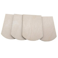25 Stück Holzschindeln Biberschwanz  B 60 mm x L 80...