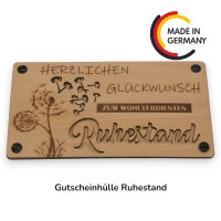 Gutscheinhülle Ruhestand
