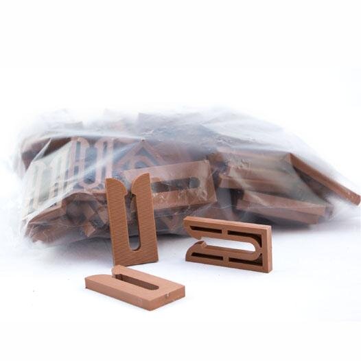 100 Stück 7 mm braun