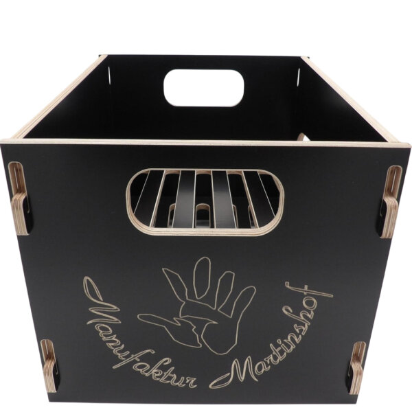 schwarz-braun + Wunschgravur